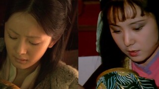 A comparison of the Dream of the Red Chamber: [Qingwen mends the golden pheasant fur coat while she 