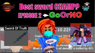 Is he Best Sword/Dura Champion? Plus Top 3 Sword in Anime Fighting simulator|EPISODE 2: "Go or No"