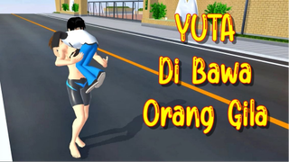 Yuta Di Gendong Orang Gila - Drama Sakura School Simulator