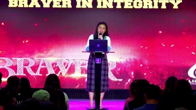 BRAVER IN INTEGRITY 💖 04/13/25 || Light Church Olongapo || - by Pstra. Dorothy