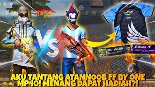 Tantang By One MP40 Sama Atannoob FF Menang Dapat Hadiah?! - FreeFire