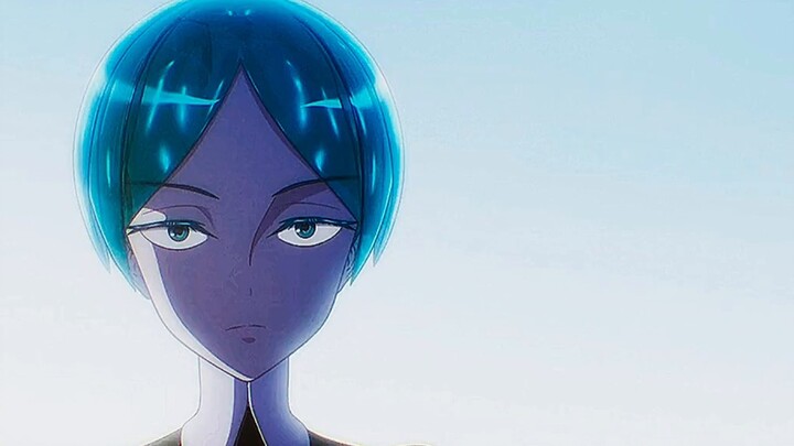 Let me show you the changes of phosphophyllite in one go