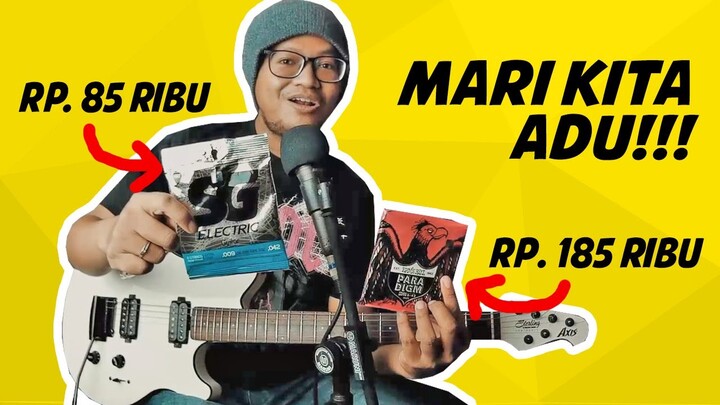 REVIEW SENAR GITAR ELEKTRIK SG STRINGS - SEBERAPA HEBAT DIA LAWAN BRAND BESAR?
