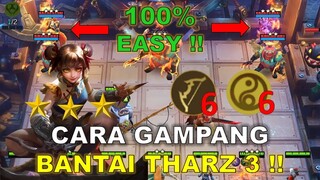 CARA GAMPANG BANTAI THARZ SKILL 3 !! PAKE AJA COMMANDER TERBAIK MAGIC CHESS INI !! AUTO WIN DAH !!