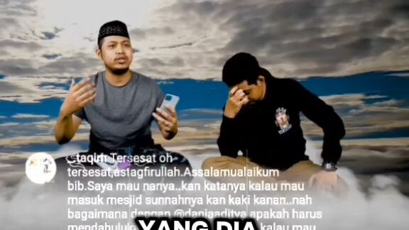 Sunnah kaki kanan?