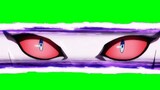 Green Background Material | The Close-up Of Killer Queen's Eyes