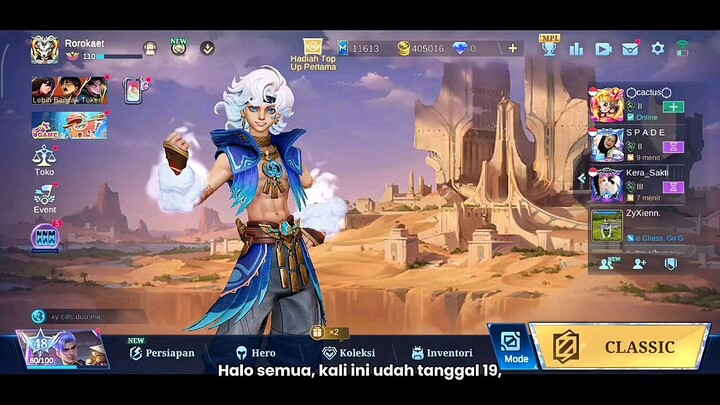 mlbb x spongebob akhirnya bisa di tukar ❗❗‼️❓