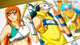 Drawing the Straw Hat Pirates as Shinobi / Ninjas | One Piece X Naruto Shippuden