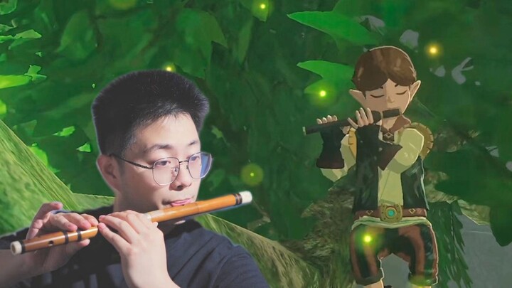 [Seruling Bambu] Air Mata Kerajaan Zelda | Nocturne Kunang-kunang Fay