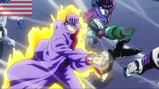 การ์ตูน|โจโจ้ Star Platinum|พากย์เสียง 4 ประเทศ