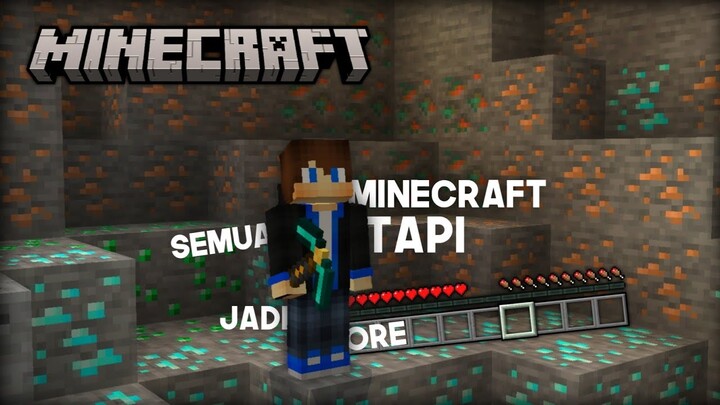Minecraft tapi Semua Stone Jadi Ore! Rilis Di Mcpe 1.18+ | Addon Minecraft Pocket Edition