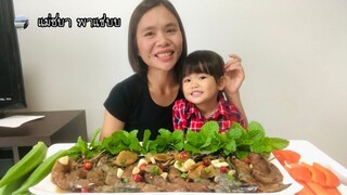 กุ้งลายเสือดองซีอิ๊วญี่ปุ่น ตัวใหญ่เต็มจานเลยจ้า| แม่ชบาพาแซ่บบ