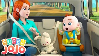 I Don't Like the Safety Seat | Car Safety Song for Kids | Super JoJo Nursery Rhymes & Kids Songs