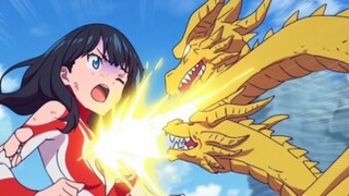 Gulit Female Ultraman was hit by King Ghidorah's timer!