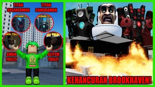 Aku Borong Semua Gamepass Untuk Jadi Titan Skibidi Toilet & Bisa Hancurkan Kota Brookhaven