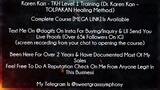 Karen Kan Course TKH Level 1 Training (Dr. Karen Kan – TOLPAKAN Healing Method) download