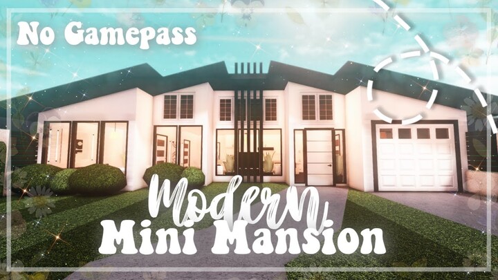 Roblox Bloxburg - No Gamepass Budget Modern Mini Mansion - Minami Oroi
