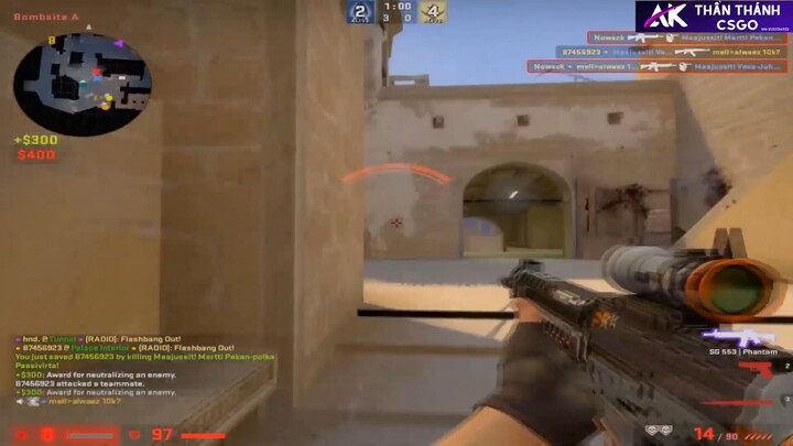 AK Thần Thánh CSGO - Tay súng siêu cừ _ DRAIN ME ❤(CSGO) #Gaming #Schooltime