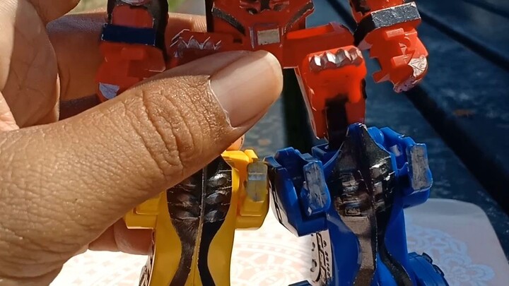 #minipla robot juugen gekitouja phối hợp cơ thể #supersentaiseries #sentairobo #bandainamco