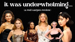 my casual review of the Emmy's Red Carpet