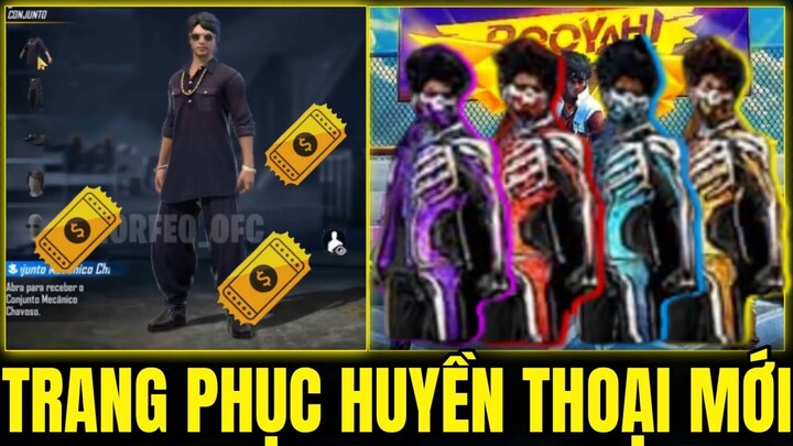 Free Fire | Review Trang Phục Huyền Thoại Mới Trong OB30 Hiệu Ứng Cực Đẹp - Vòng Quay Vàng Mới OB30