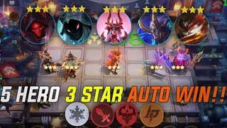 Indo Meta Commander Austus Easy 3 Star heroes Magic Chess Gameplay Mantap