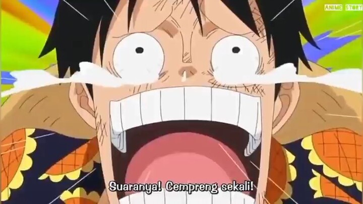 Luffy ketawain suara Pica