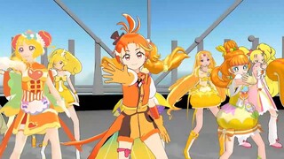 【MMDプリキュア】黄キュアでattention