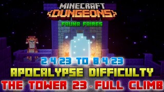 The Tower 23 [Apocalypse] Full Climb, Guide & Strategy, Minecraft Dungeons Fauna Faire