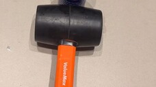 applying some lubricate for my hammer