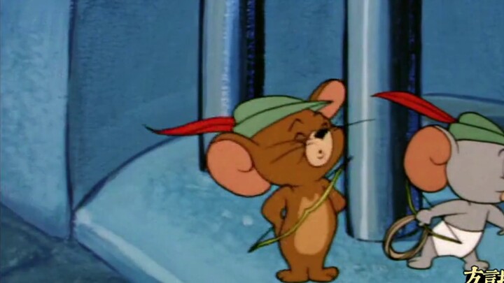 ภาษาเสฉวน Tom and Jerry: เจ้าหนูเข้าไปในเมืองเพื่อขโมยแถบเผ็ดและต่อสู้กับแมวทอมหัวเหล็ก? หัวเราะเสีย