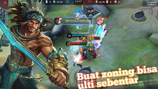 Lagi pengen pakek hero ini!? fleksibel dan enak buat team fight | Mobile legends