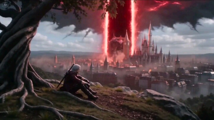Dante destroys the demons