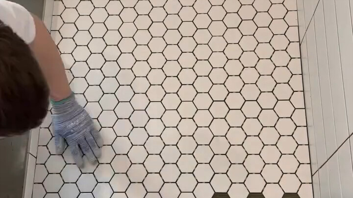 Mosaic Tiling in the Shower Room