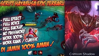 Script Skin Hayabusa Epic Terbaru Full Efeect No Password Patch Transformers  | Mobile Legends