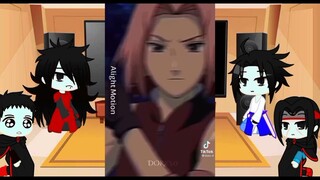 react to Sakura Haruno