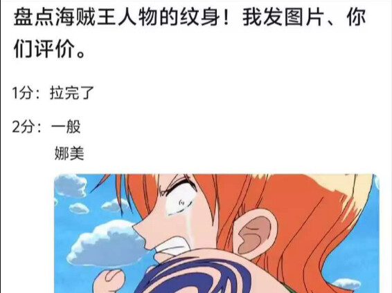 Reviews of Tattoos on Some One Piece Characters