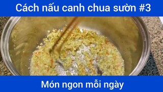 Cách nấu canh sườn chua p3