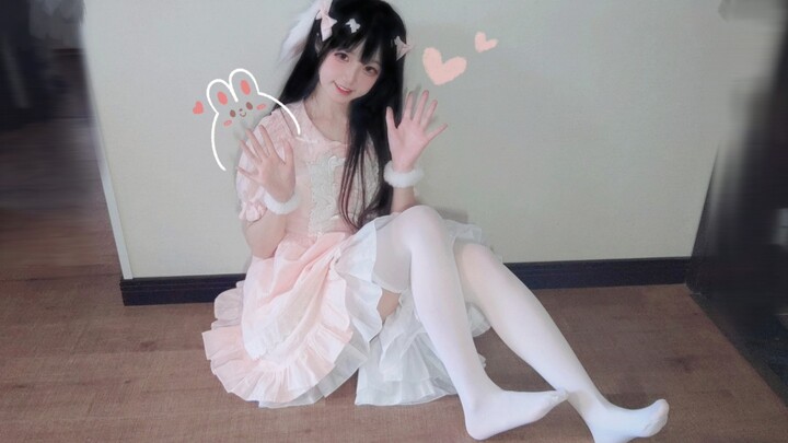 Is the fragrant and soft pink and tender little white rabbit cute (ﾉ∇︎〃 ) or your smile is the cutes