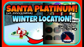 SHINDO LIFE (SANTA PLATINUM WINTER) *LOCATION* ROBLOX 2020!