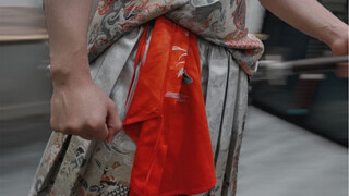 When I want to wear the red mandarin duck belly band out on the street