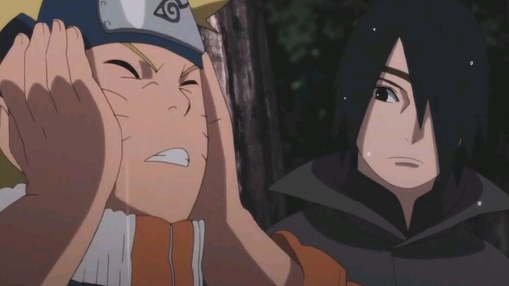Naruto meets grown-up Sasuke