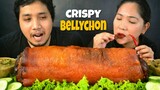 SUPER CRISPY BELLYCHON |FILIPINO FOOD MUKBANG | SPONSORED BY @Marte Atendido