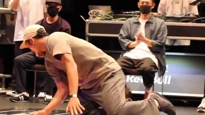 "The referee fell into deep thought after watching it"