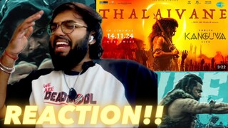 Thalaivane Song REACTION!! | Kanguva | Suriya | Siva | GR Studios