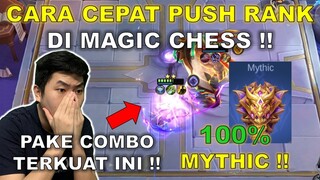 CARA CEPAT PUSH RANK KE MYTHIC DI MAGIC CHESS !! PAKE AJA COMBO MAGIC CHESS TERKUAT 2023 INI !!