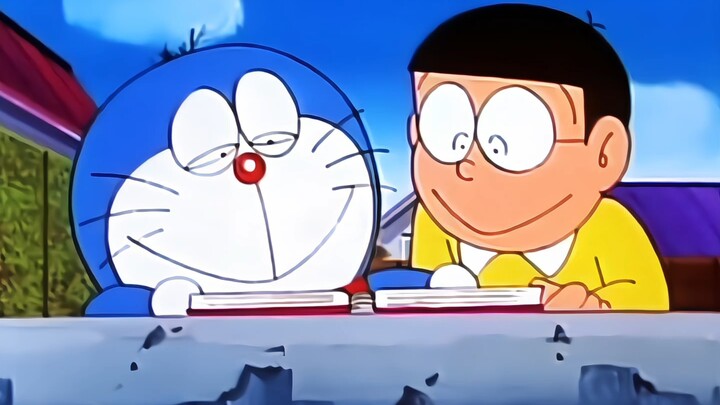 Fatty Blue dan Nobita terpesona oleh Shizuka di ruang terbuka!