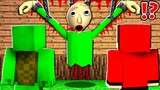What HAPPENED with Creepy Baldi ? MIKEY and JJ vs Baldi Investigation! - in Minecraft Maizen