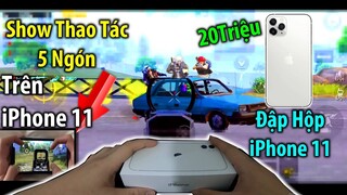 [PUBG Mobile] ĐẬP HỘP iPhone 11. Show Thao Tác Tay 5 Ngón Trên iPhone 11 | HANDCAM