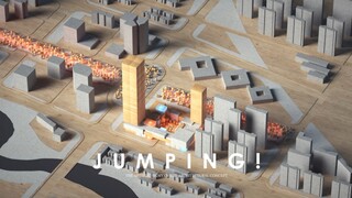 建筑动画或许可以这样做？建筑概念短片 JUMPING！｜因音乐而起意的动画